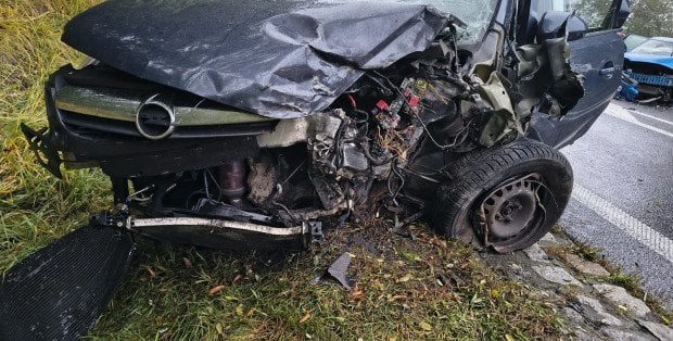 PIęć osób rannych w wypadku w okolicach Płocka. DK 60 jest zablokowana w obydwu kierunkach