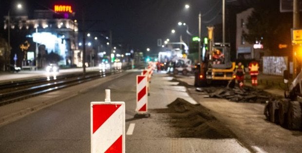 Do Raszyna jednym pasem. Rusza remont al. Krakowskiej [MAPA]