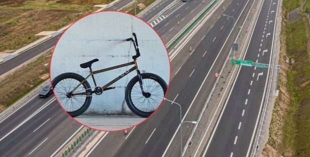 13-latek na rowerze jechał S7, by spotkać się z koleżanką poznaną przez Internet