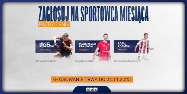 Zagłosuj na sportowca października plebiscytu Magazynu Sportowego RDC