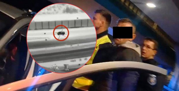 Slalomem po Pradze Południe. Podrywano policyjny śmigłowiec