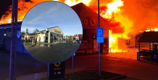 Co było przyczyną pożaru sklepu w Grodzisku Mazowieckim? Na miejscu policja