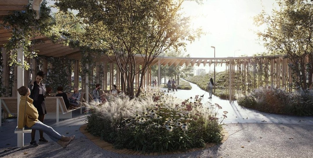 Otwarcie kolejnego odcinka parku nad POW jeszcze w tym miesiącu