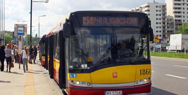 Był bez kagańca. Pies pogryzł pasażerkę autobusu nr 154 w Warszawie
