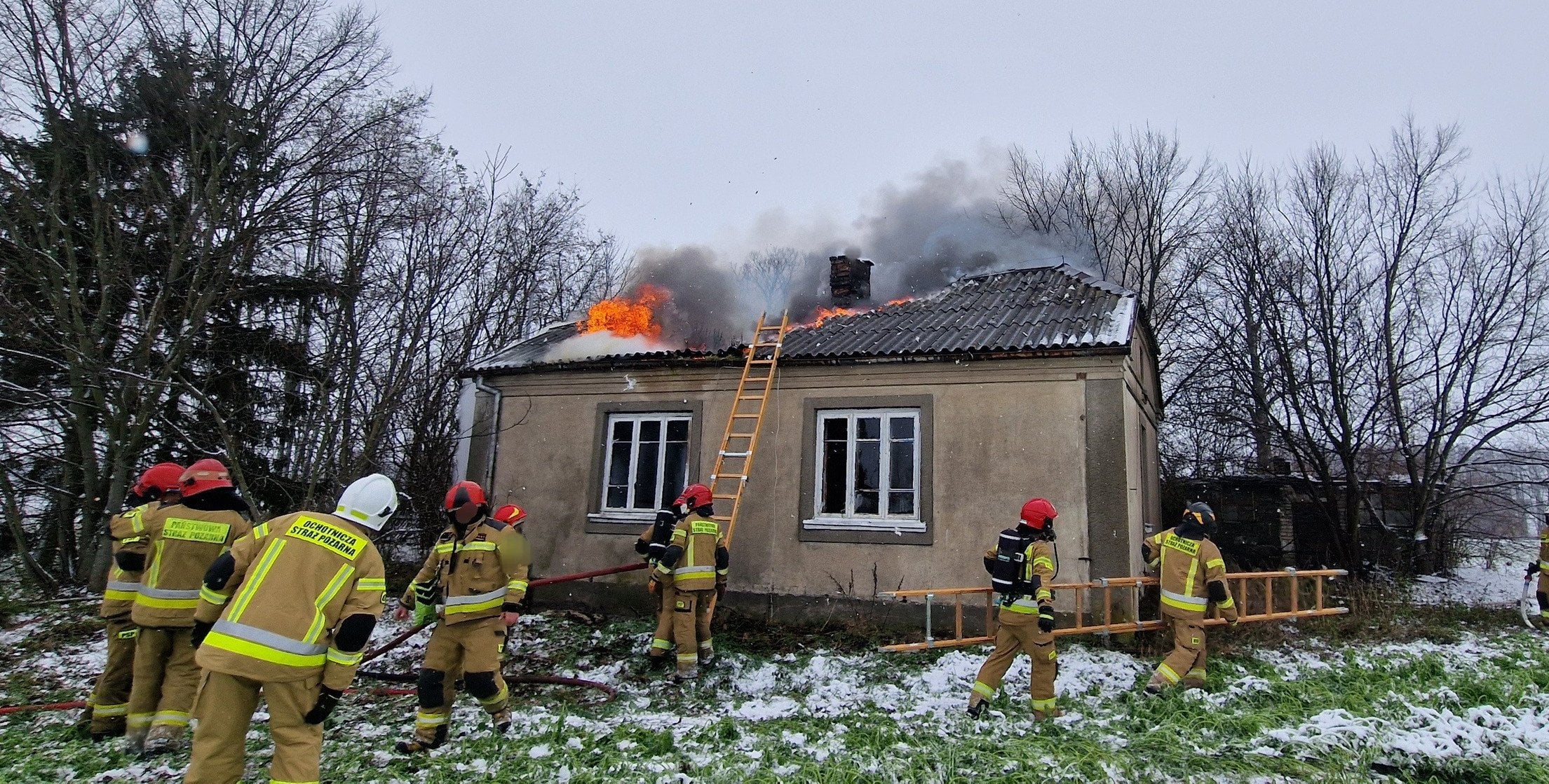 Tragiczna seria pożarów w powiecie płońskim. Nie żyją dwie osoby
