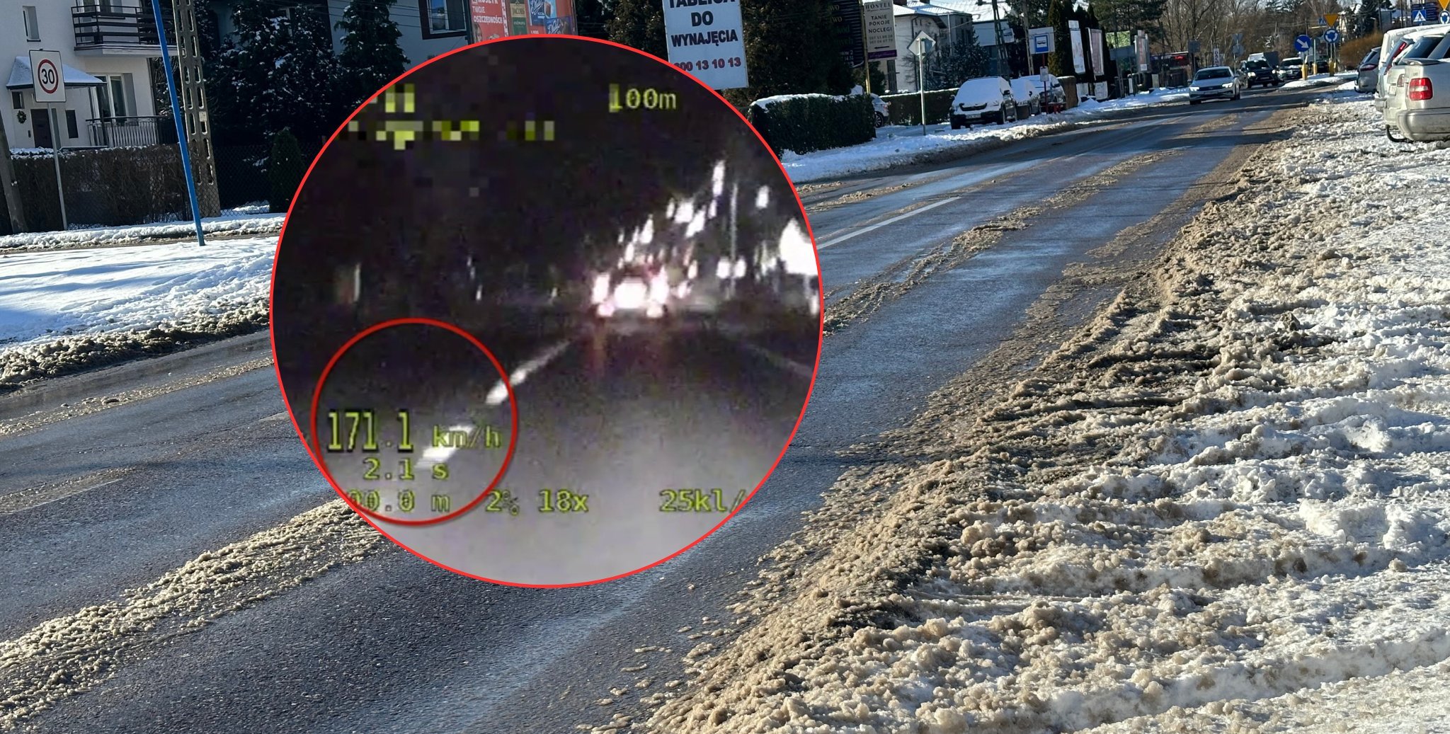 Pędził ponad 170 km/h wśród zabudowań i lekceważył znaki drogowe