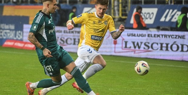Legia Warszawa remisuje z Motorem Lublin w 17. kolejce Ekstraklasy