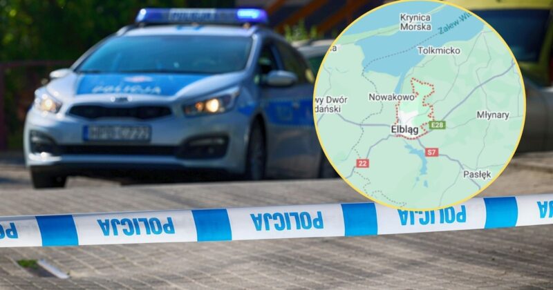 Tragedia w Elblągu. Nie żyje 40-latek brutalnie zaatakowany w samochodzie