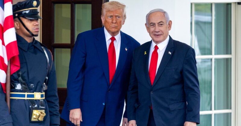 Premier Izraela w Białym Domu. Donald Trump i Binjamin Netanjahu odwołali konferencję prasową