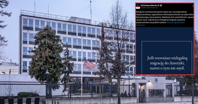 Ambasada USA apeluje do Polaków. „Nawet o tym nie myśl”
