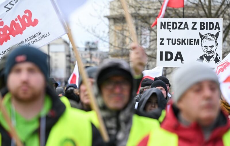 Protest of the Bogdanka miners. "It&#39;s more than a crime"
