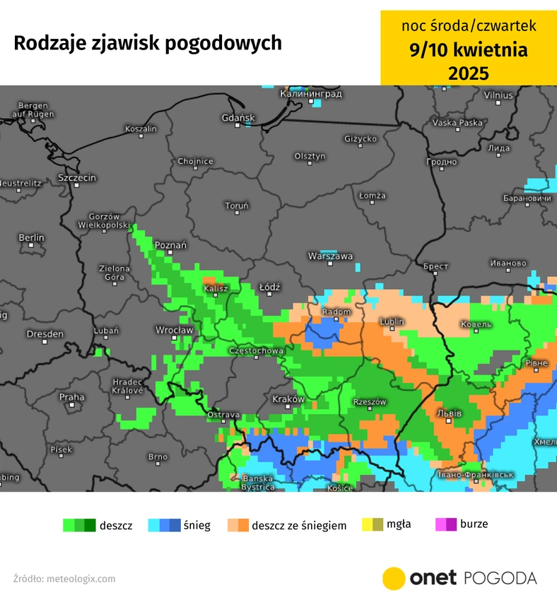 Do Polski sunie nowy „zrzut” arktycznego zimna. Sypnie śniegiem i ściśnie mróz