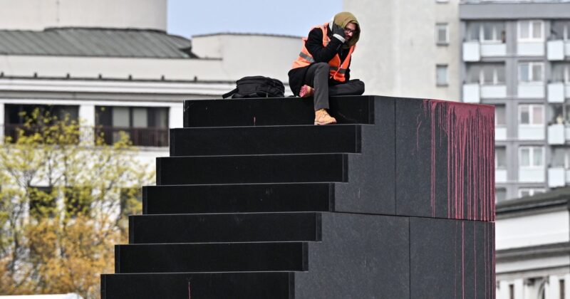 Incydent na pomniku smoleńskim. Nowe informacje