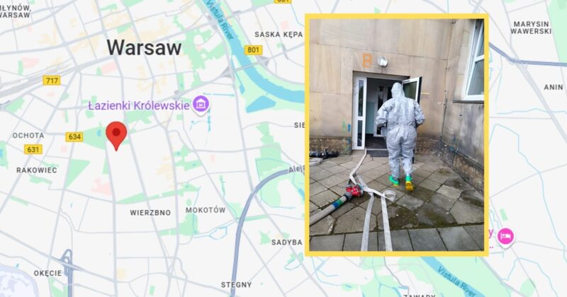 „Temperatura przekraczała 300 st. C.” Szkoła w Warszawie ewakuowana