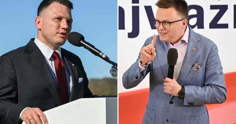 Sławomir Mentzen nie odpuszcza. W jednej minucie przeprosił i zaatakował Szymona Hołownię