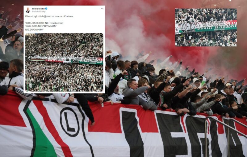 Jasny przekaz kibiców Legii: Byle nie Trzaskowski!