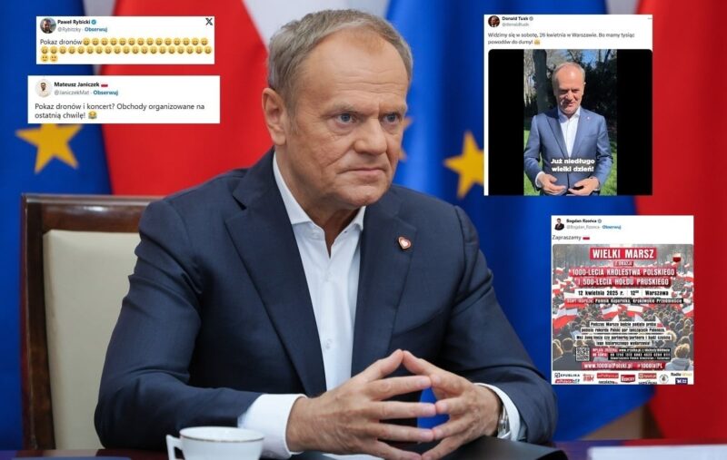 Co Tusk planuje na 1000-lecie KP? Zapowiada… pokaz dronów