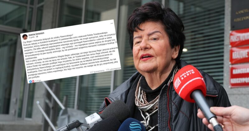 Joanna Senyszyn sharply after the debate in Końskie. She attacks Magdalena Biejat. "She stabbed me in the back"