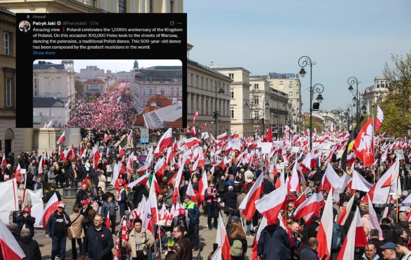 You gotta see it! This is what the 1000th Anniversary March looked like
