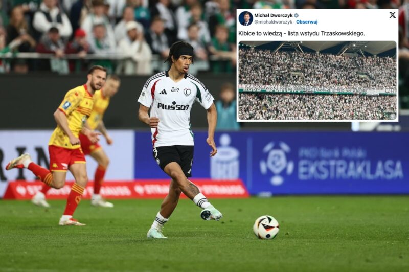 Kibice Legii przygotowali „listę wstydu” Trzaskowskiego
