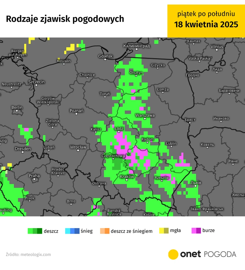 Przed nami dwa burzowe dni. Możliwe punktowe ulewy, wiatr, a choćby grad