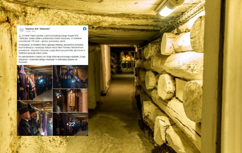 Górnicy przeszli Podziemną Drogą Krzyżową. „Ważny zwyczaj”