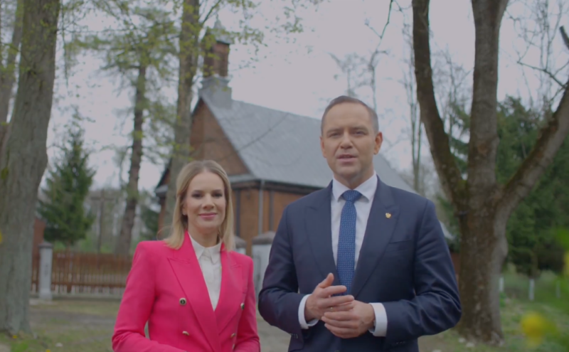 Nawroccy złożyli życzenia. „Czas naszej wspólnej nadziei”