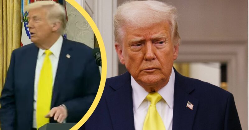 Chaos podczas wystąpienia Donalda Trumpa. „Wszyscy na zewnątrz!”