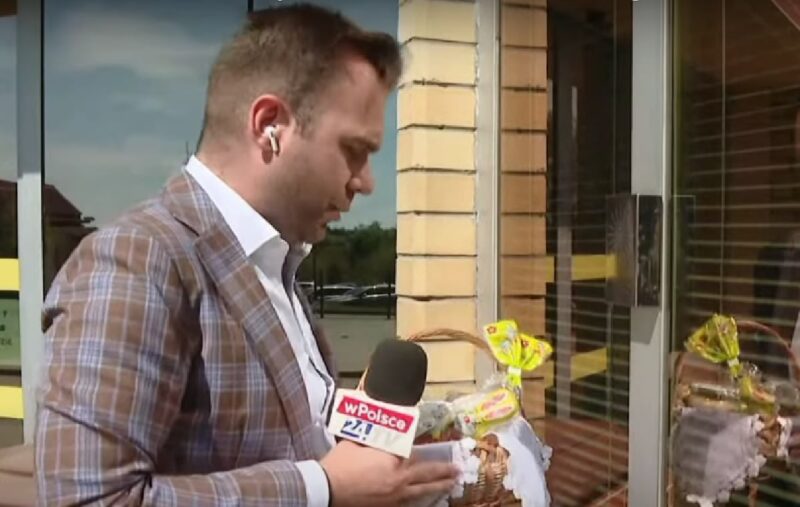 Odmówiono przekazania Mateckiemu święconki od wPolsce24!