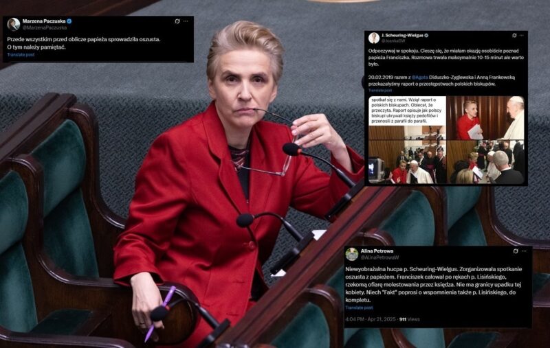 Jak Scheuring-Wielgus wspomina papieża Szokujące słowa!