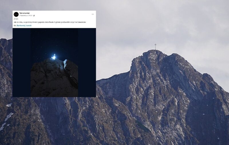 Radni bronią rozświetlania krzyża na Giewoncie!