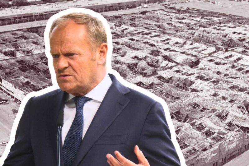 „Wiemy na pewno”. Donald Tusk ujawnił, kto stoi za pożarem na Marywilskiej