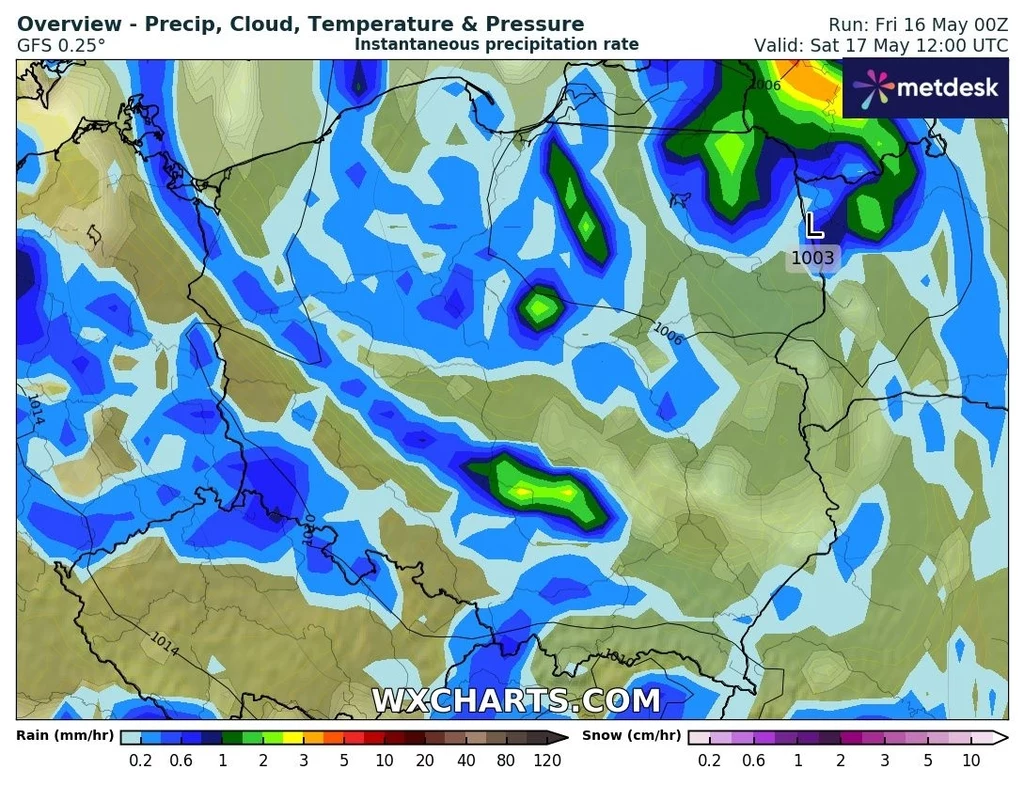 Deszcz „niemal codziennie”. Pogoda w weekend nie zachwyci