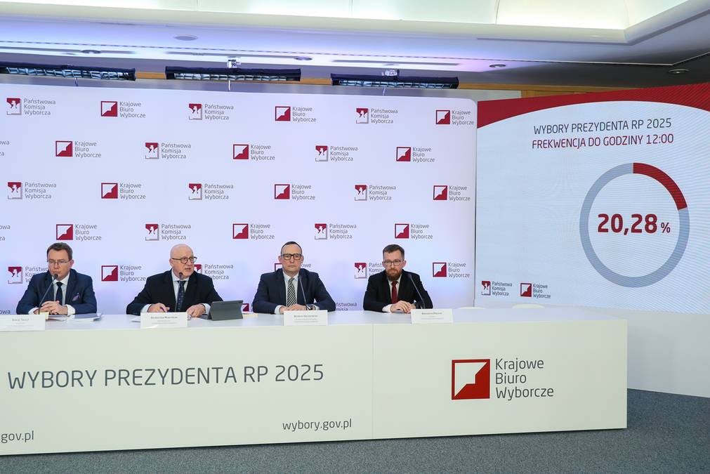 Wybory prezydenckie 2025. PKW podała dane o frekwencji na godz. 12