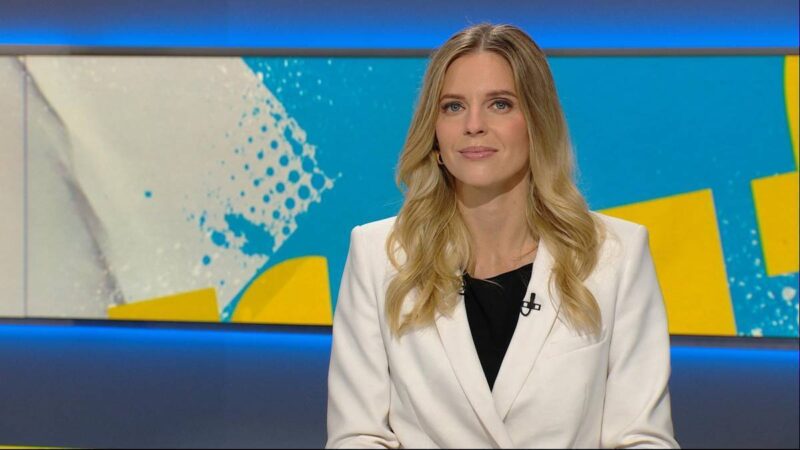 Александра Гаевска в фильме «Граффити». Трансляция в Polsat News