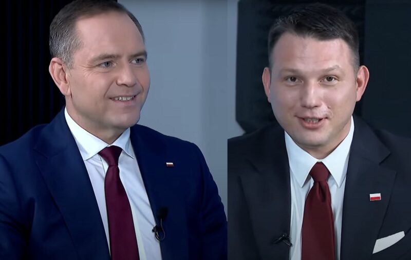 Rozmowa Nawrocki-Mentzen. „Fałsz to nie ode mnie”