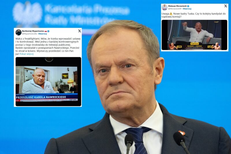 Autorytet Tuska i neo-TVP. Powołali się na… patocelebrytę