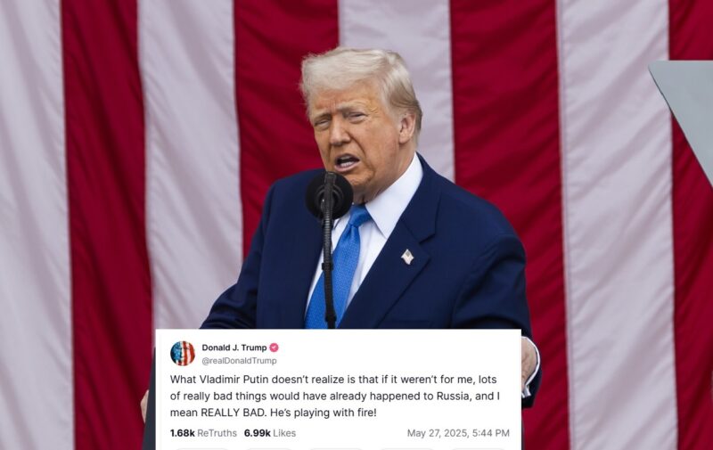 Trump traci cierpliwość! „Putin igra z ogniem”