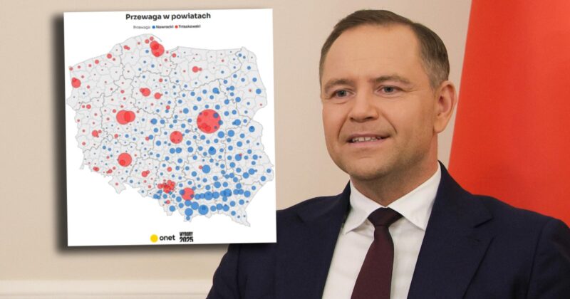 Огромное преимущество Кароля Навроцкого на востоке. Городов было недостаточно для Рафала Тшасковского
