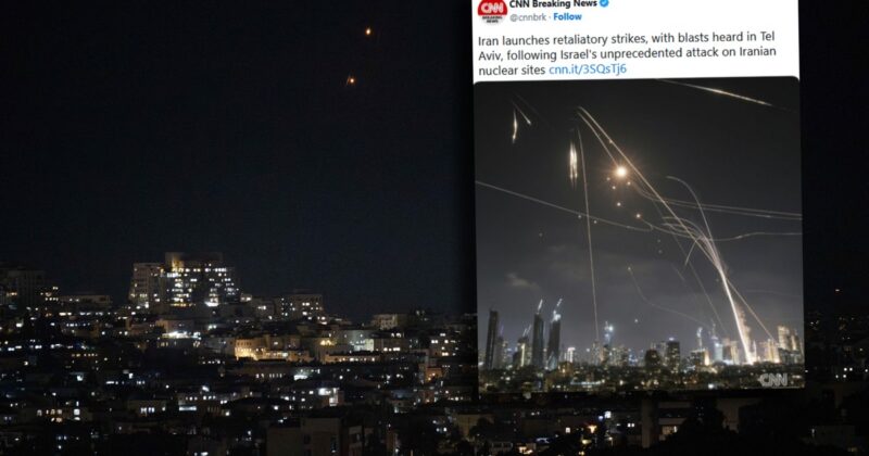 Żelazna Kopuła nad Tel Awiwem w akcji. Część irańskich rakiet sięgnęła celu