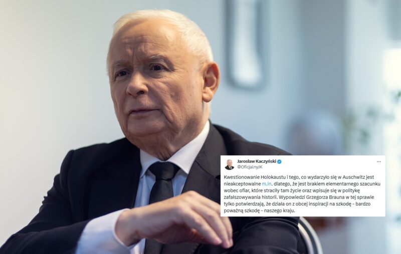 President Kaczyński on Braun: "He acts under abroad  inspiration"