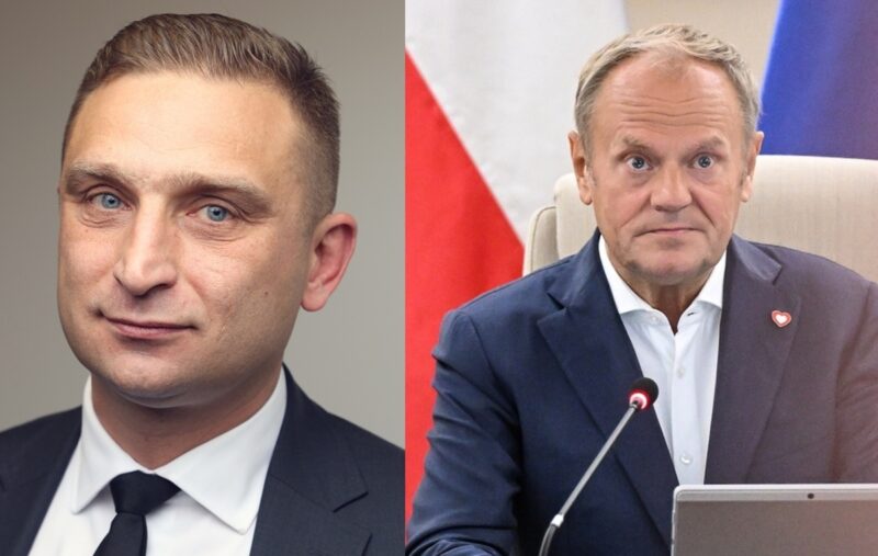 Bąkiewicz to Tusk: You will end up in a cell with "Grandma Kasia"