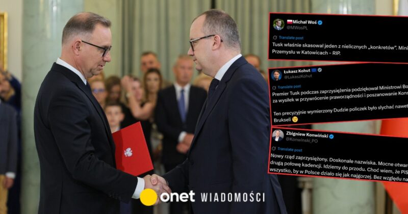 W sieci wrze po zaprzysiężeniu nowego rządu. „Ten policzek było słychać w Brukseli”