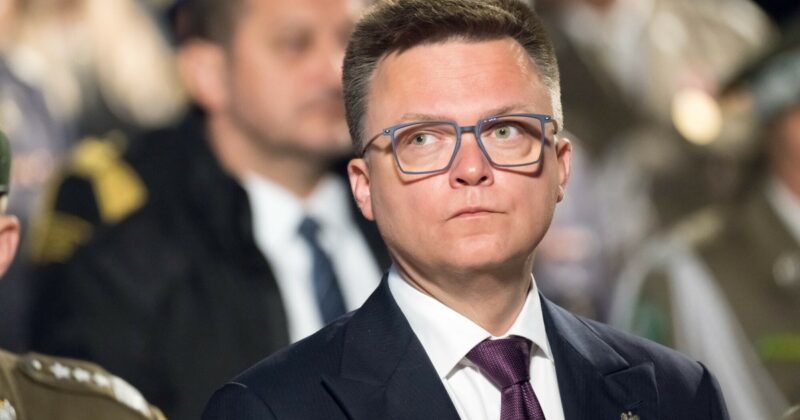 A question was asked about where Szymon Hołownia is. "Because he has been hiding lately"