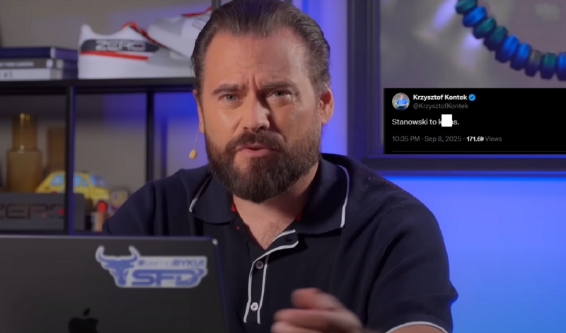 „Ekspert” ludzi Tuska! Kontek wulgarnie atakuje Stanowskiego