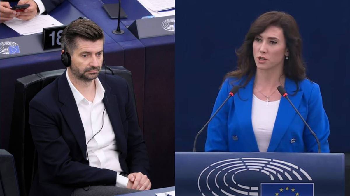 "Take your partner, go to the front." Ewa Zajączkowska-Hernik replies to Krzysztof Śmiszek.