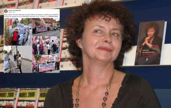 Starcie Szczepkowskiej z protestującymi! Obrażała prezydenta