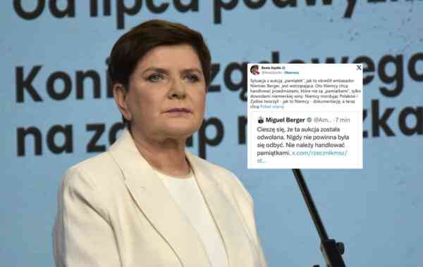 Wpis ambasadora Niemiec ws. aukcji! Riposta Szydło