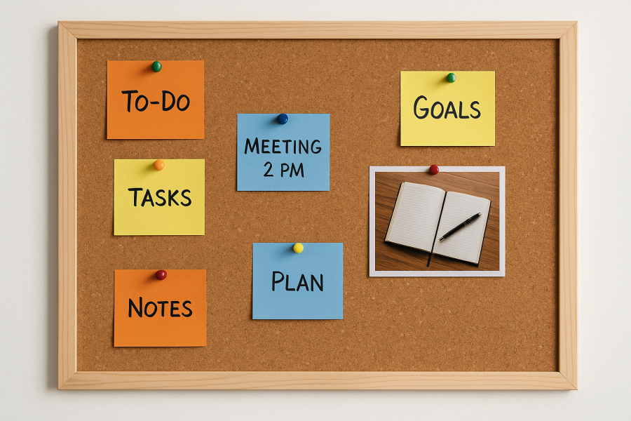 Jak tablica korkowa może całkowicie odmienić Twoje miejsce pracy i nauki