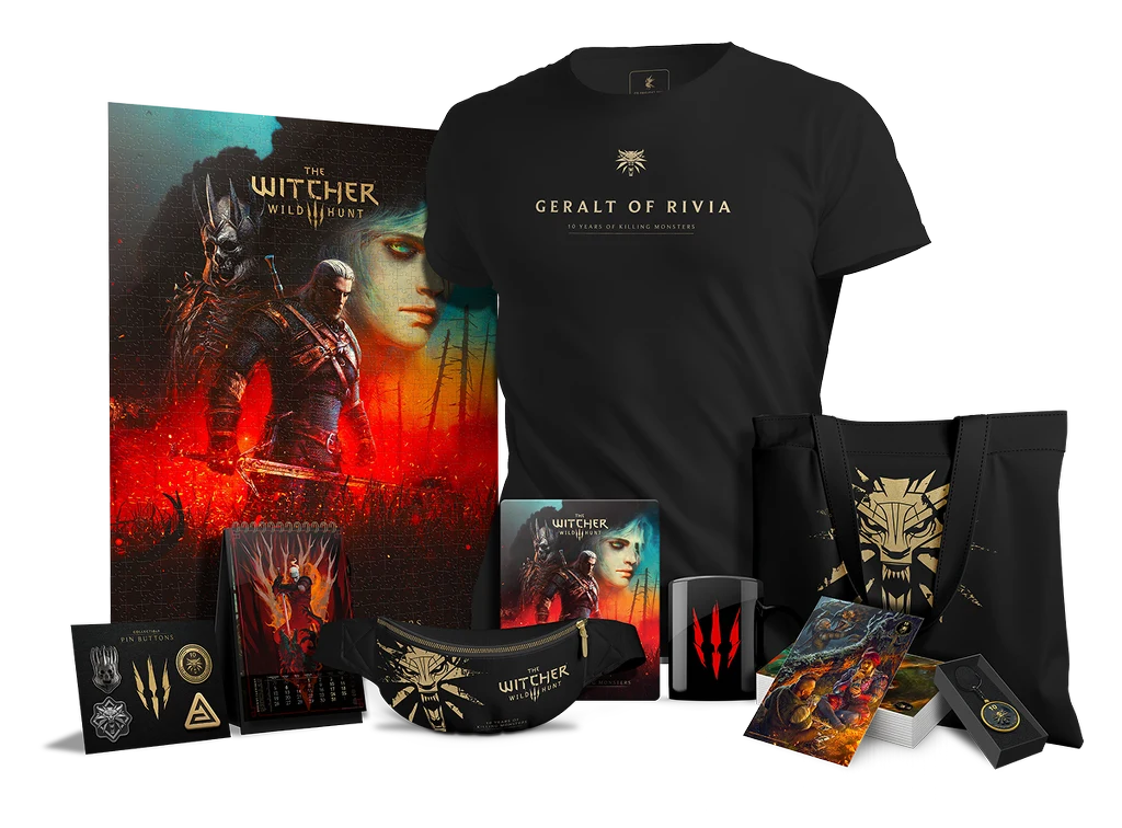 Wiedźmin 3: Dziesięć lat z Geraltem – kolekcjonerski zestaw i kalendarz